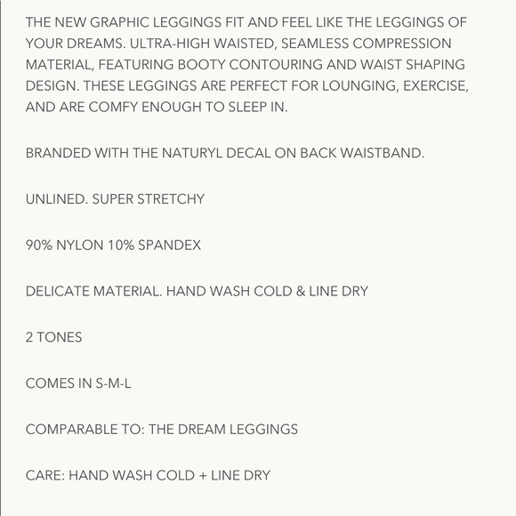 🆕 Naturyl By Niykee Graphic Leggings Blue - Picture 5 of 5